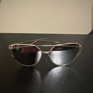 Gold Aviator Sunglasses